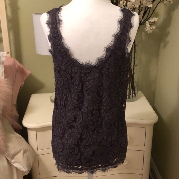 Joie Toni Gray lace tank top Size XS - Picture 4 of 8